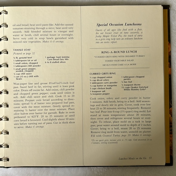 Vintage Aunt Jemima Cook Book - Morning to Midnight, collectible old recipes - Picture 15 of 16